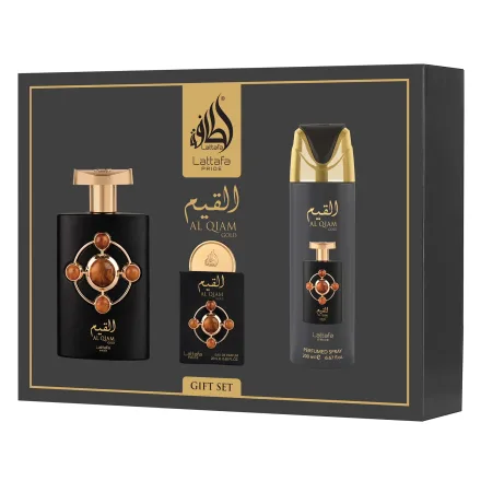 Lattafa Al Qiam Gift Set Eau Parfum Unissex 3