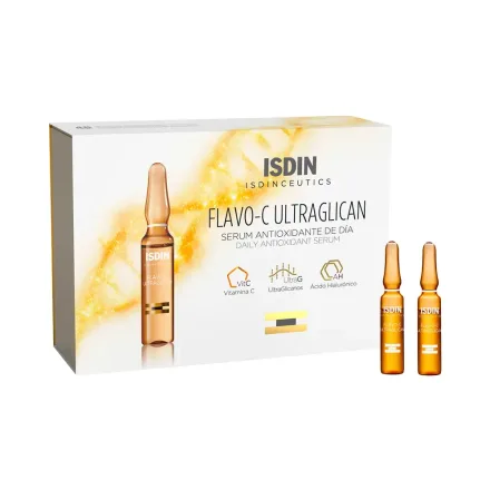 Ampollas Facial Isdin Flavo Ultraglican Rum Antioxidante 10 2ml