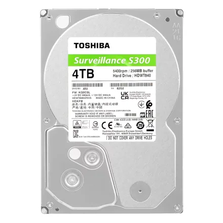 Toshiba S300 Surveillance Sata 3 4TB