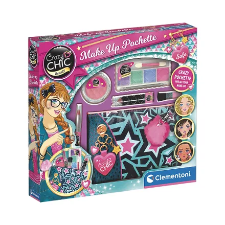 Kit De Juego Clementoni Crazy Chic Beauty 18697 Make Up Pochette