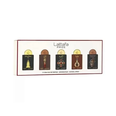 Lattafa Pride 4 Unisex 5 Unid Agatres 20ml