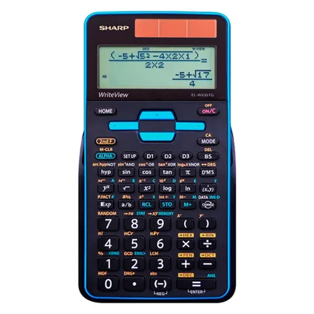 Calculadora Científica Sharp EL-W535TGB-BL – Preta