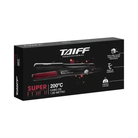 TAIFF ALISADOR SUPERMINI BIVOLT NEGRO/ROJO