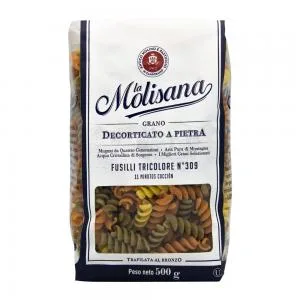 Macarrao Fusilli Tricolore Numero 309 Pacote La Molisana 500g