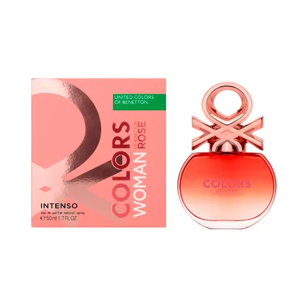 Perfume Benetton Colors Woman Rose Intenso Edp 50ml
