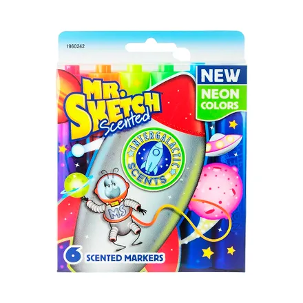 Marcador Mr Sketch Scented Neon Colors Intergalactic 6