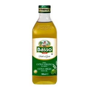 Azeite Oliva Extra Virgem Basso Garrafa 500ml