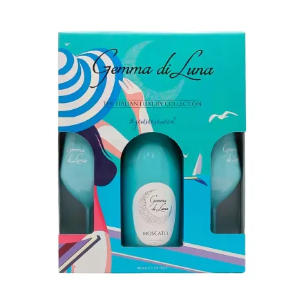 Espumante Gemma Di Luna Moscato 2 Copas 750ml