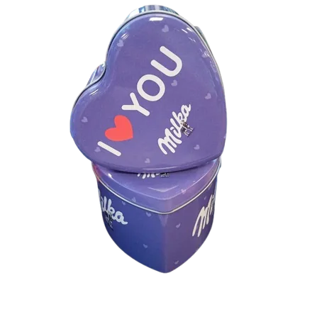 Bombon Milka Oreo En Lata Corazon Love You 114g