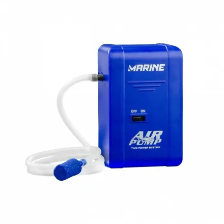 MARINE OXIGENADOR AIR PUMP MS-APA A BATERIA(AA) AZUL