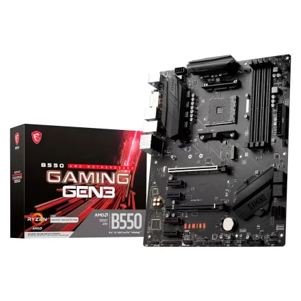 Placa Mae Msi B550 Gaming 3 Ddr 4 Socket AM4 Chipset Atx