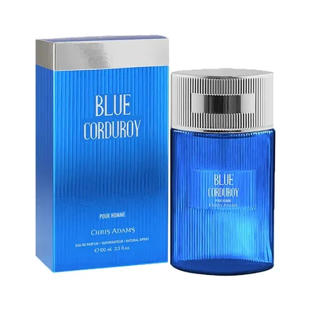 Chris Adams Blue Corduroy Pour Homme Eau Parfum 100ml