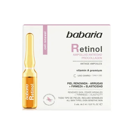 Ampollas Babaria Retinol Procollagen 5 X2ML