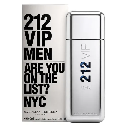 Perfume Carolina Herrera 212 Vip Eau Toilette Masculino 100ml