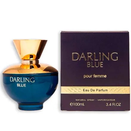 Perfume Mega Collection Darling Blue Pour Femme Eau Parfum Feminino 100ml
