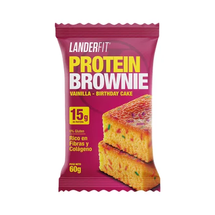 Brownie Landerfit Protein Vainilla