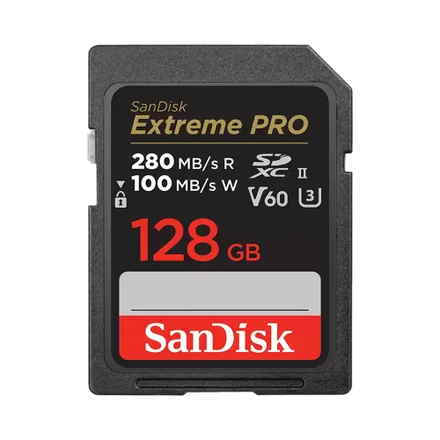 Tarjeta Extreme Pro 280 Uhs Ii U3 V60 128GB