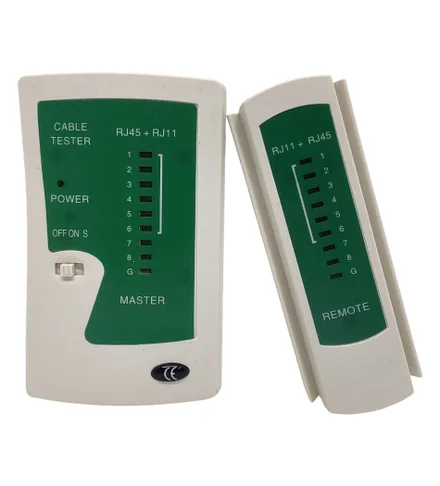 Testador Cabos Rede Telefonia RJ45 RJ11