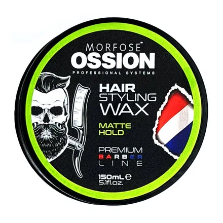Morfose Ossion Barber Line Hair Styling Wax Matte Hold 150ml