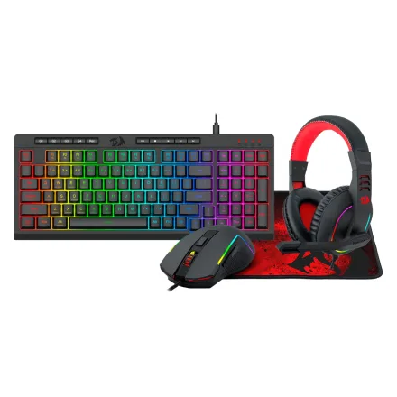 Gamer Redragon Rd S148 Teclado Mouse Mousepad