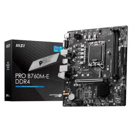 Placa Mae Msi Pro Ddr 4 Socket Lga 1700 Chipset B760 Atx