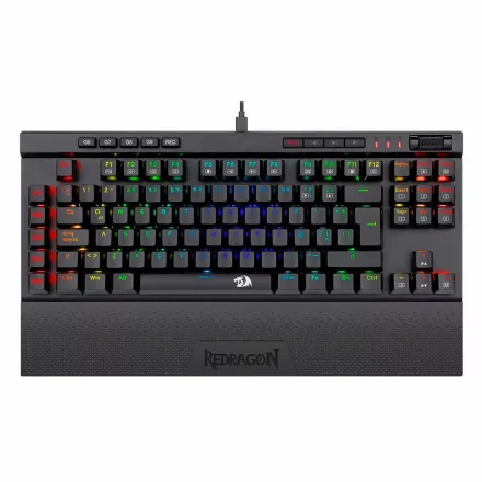 Teclado Gamer Redragon Magic Wand Pro K587RGB-PRO RGB Switch Red USB - Preto