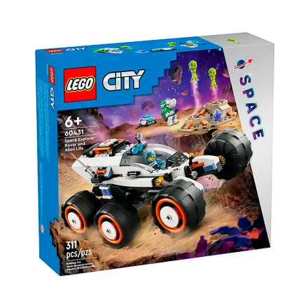 Juguete Construccion Lego City Explorer Rover Alien Life 311 Piezas