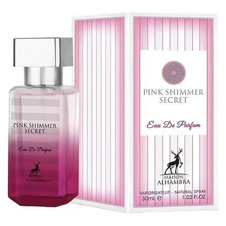 Perfume Maison Alhambra Pink Shimmer Secret Eau Parfum Feminino 30ml