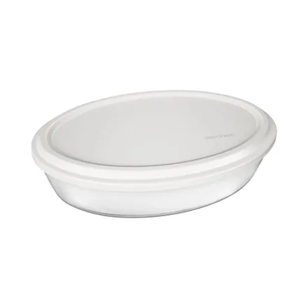 Asadera Oval Vidrio Marinex Con Tapa Gd 25 1 Surtido