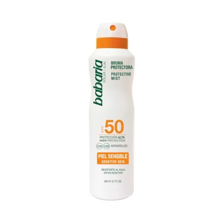 Bruma Protectora Babaria Piel Sensible Spf 50 200ml