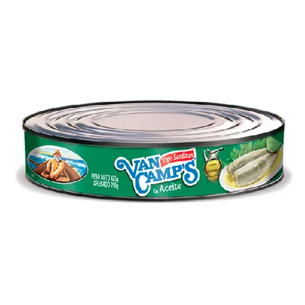 SARDINAS VAN CAMP’S EN ACEITE 425GR