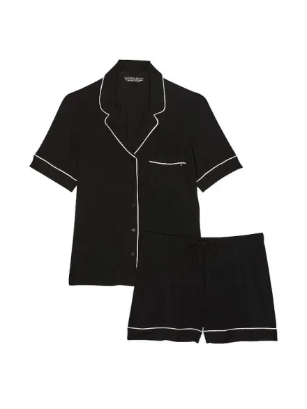VICTORIA'S SECRET PIJAMA C/SHORT NEGRO #36014421 (T) L