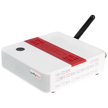 Receptor FTA Cinebox Fantasia Pro Wi-Fi – Branco/Vermelho