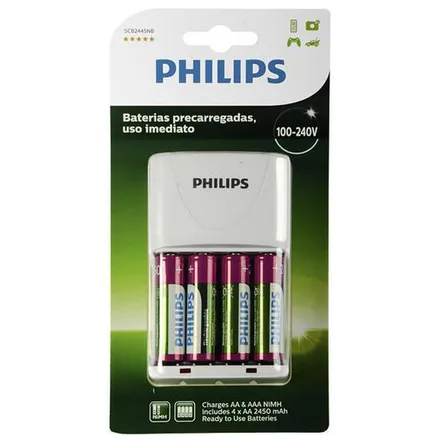 Cargador Philips Scb2445nb Bivolt