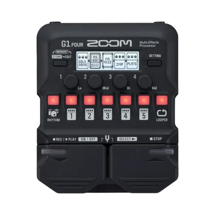Pedal Multiefectos Zoom G1 Four