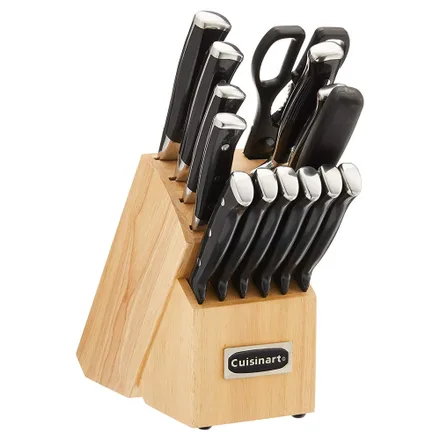 Jogo Facas Bloco Cuisinart 15P Classica Rebite Triplo 15