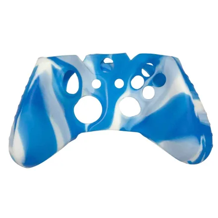 CAPA PROTETORA DE SILICONE PARA CONTROLE XBOX ONE – AZUL E BRANCO