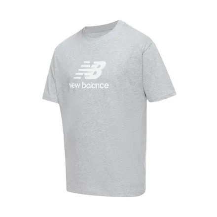 Camiseta New Balance Masculino Stacked Logo S Cinza – MT31541AG