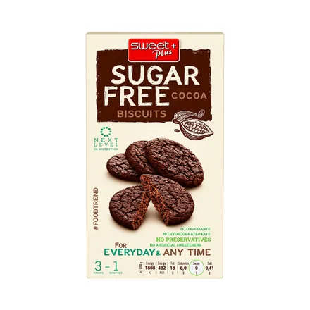 Galletitas Sweet Plus Sugar Free Cocoa 100g