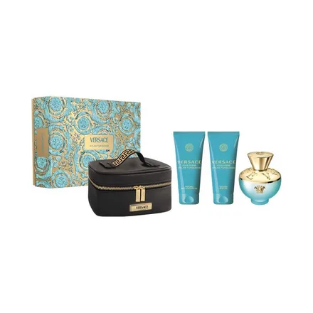 Versace Dylan Turquoise Plus Body Locion Shower Gel Neceser 100ml