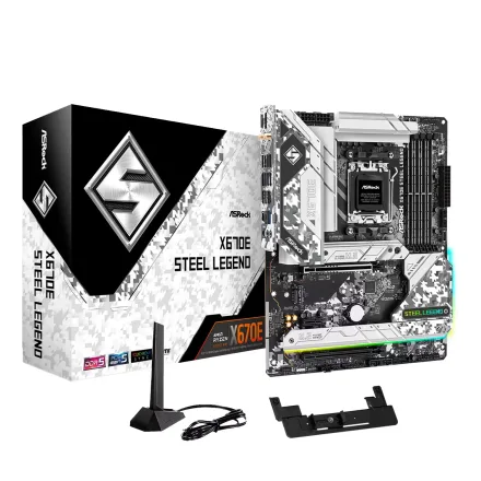 Placa Mae Asrock Steel Legend Ddr 5 Chipset X670 AM5 Atx