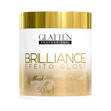 Mascarilla Capilar Glatten Professional Brilliance 500 Gr