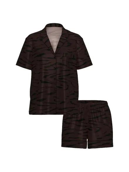VICTORIA'S SECRET PIJAMA C/SHORT VINO #36007336 (T) M