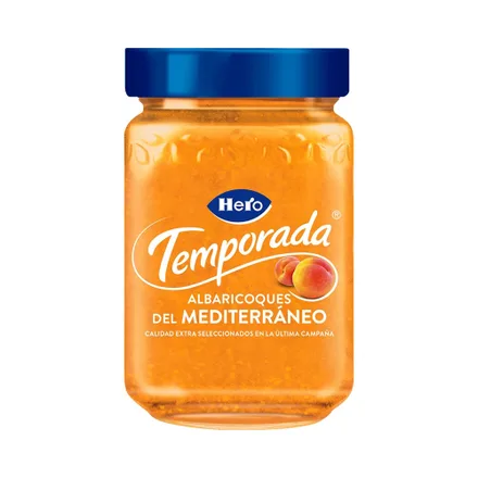 Mermelada Hero Temporada Albaricoque Mediterraneo 350g