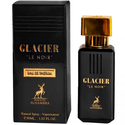 Perfume Maison Alhambra Glacier Le Noir Eau Parfum Masculino 30ml