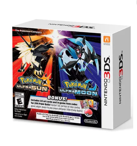Jogo Nintendo 3DS Pokemon Ultra Sun Moon Dualpak