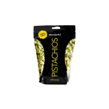 PISTACHIOS WONDERFUL LIGHTLY SALTED 227GR