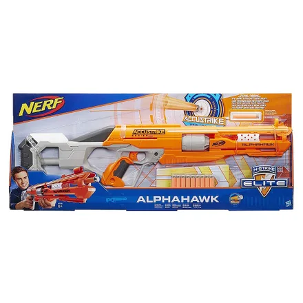 LANZADOR DE DARDOS NERF N-STRIKE ELITE ALPHAHAWK B7784
