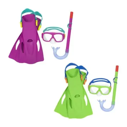 Bestway Buceo Mascara Snorkel Aletas 7 Plus Explora