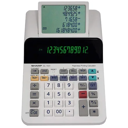 Calculadora Sharp El 1501 12 Digitos 5 Linhas
